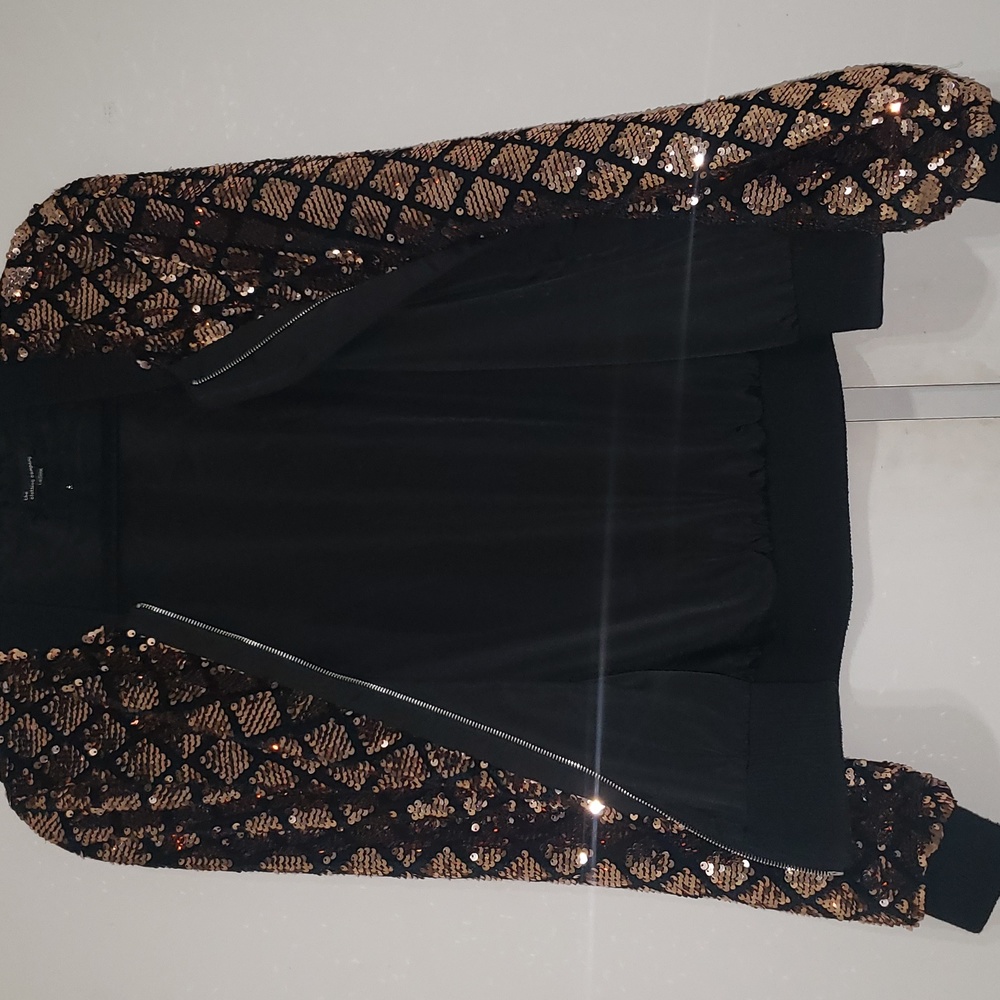 Sparkling Gold Sequence Jacket - image 5